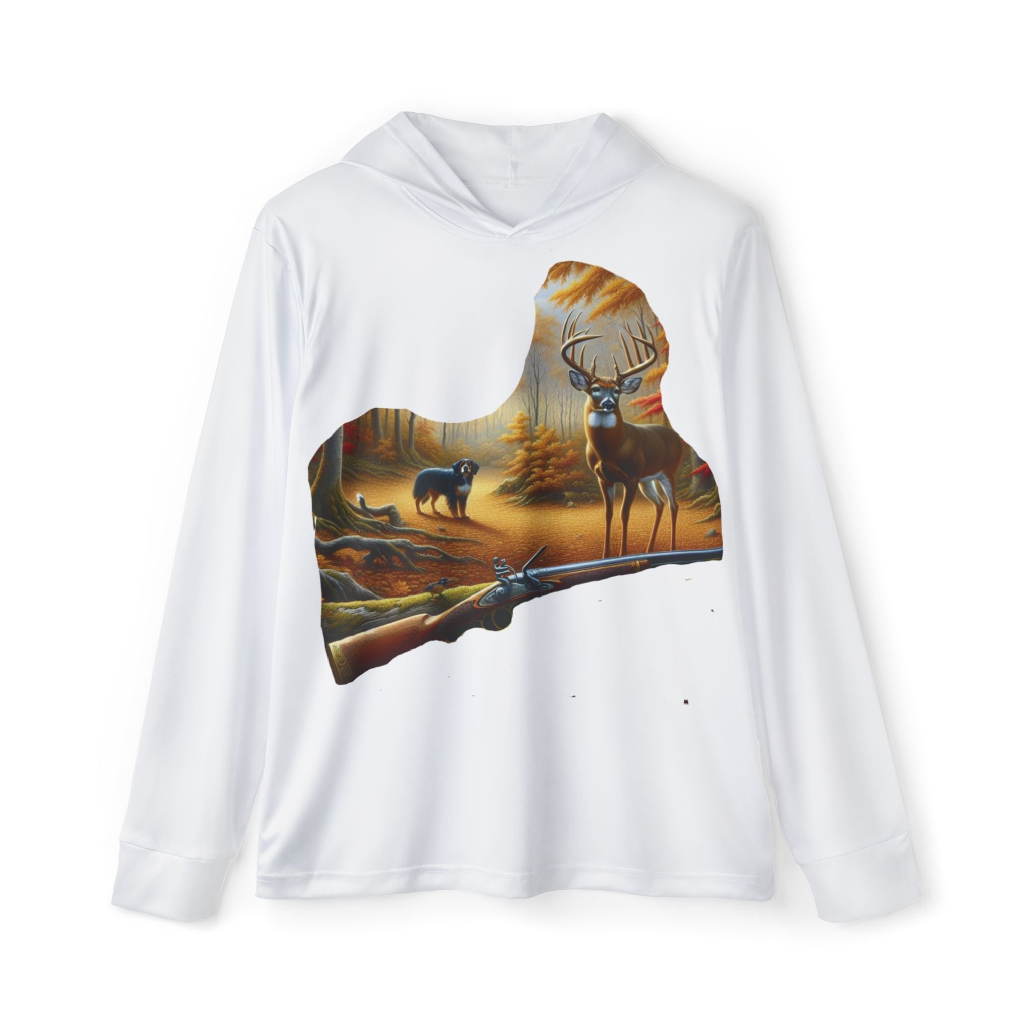 Outdoor Adventure Men's Hoodie, Sports Warmup Top, Hunting Apparel, Unique Gifts for Him, Nature Lover Fashion