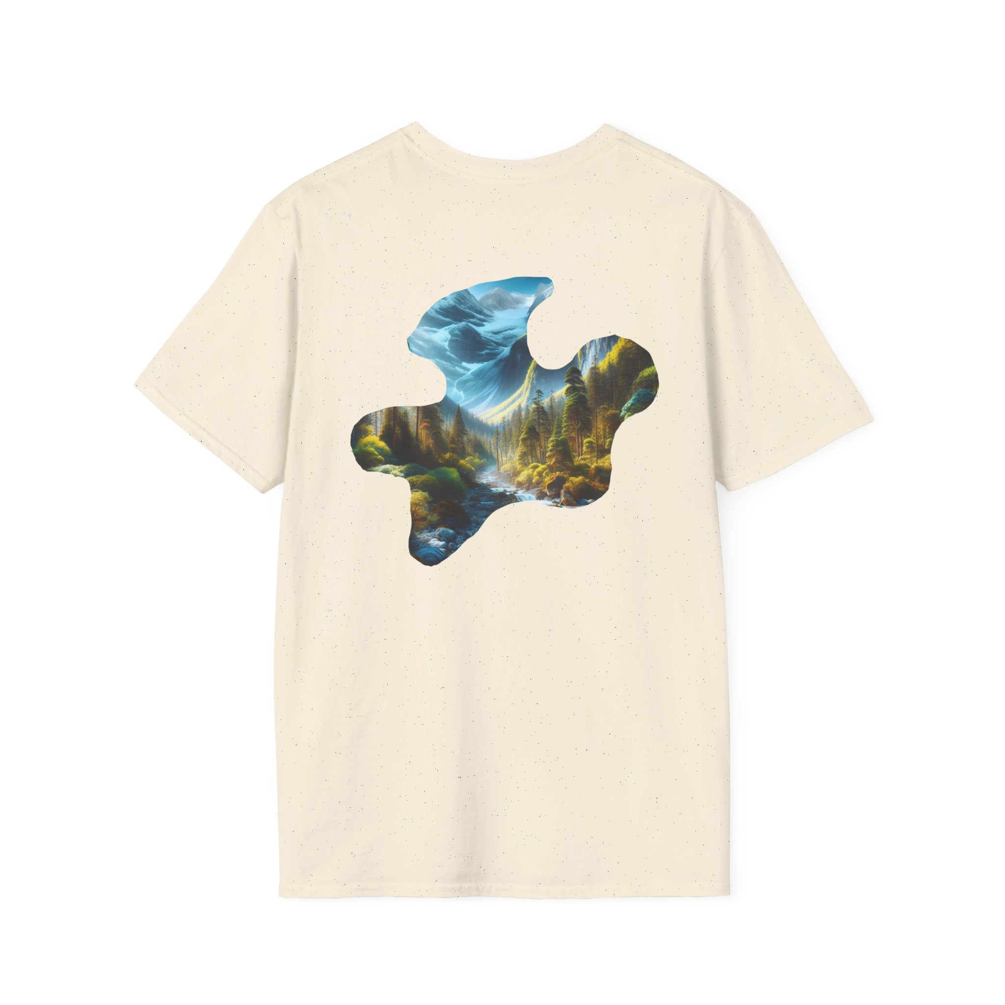 Scenic Nature Graphic Tee, Unisex Outdoor Shirt, Gift for Nature Lovers, Hiking Apparel, Eco-friendly T-Shirt