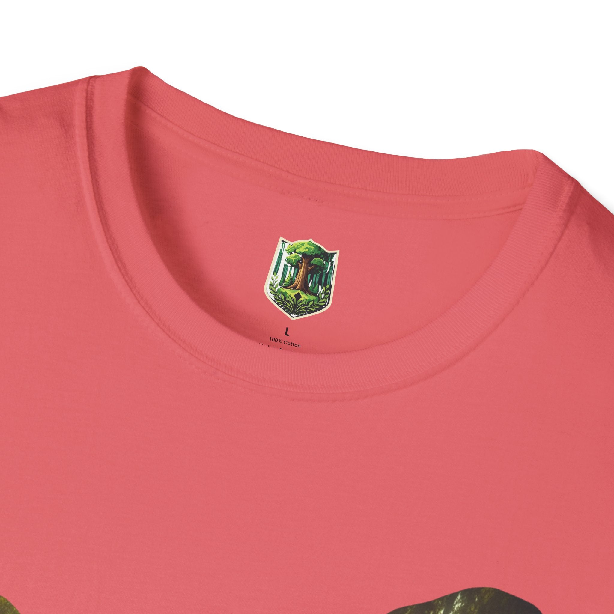 Vibrant Floral Graphic Tee, Unisex Softstyle T-Shirt for Nature Lovers, Art Enthusiasts, Gift for Her, Gift for Him