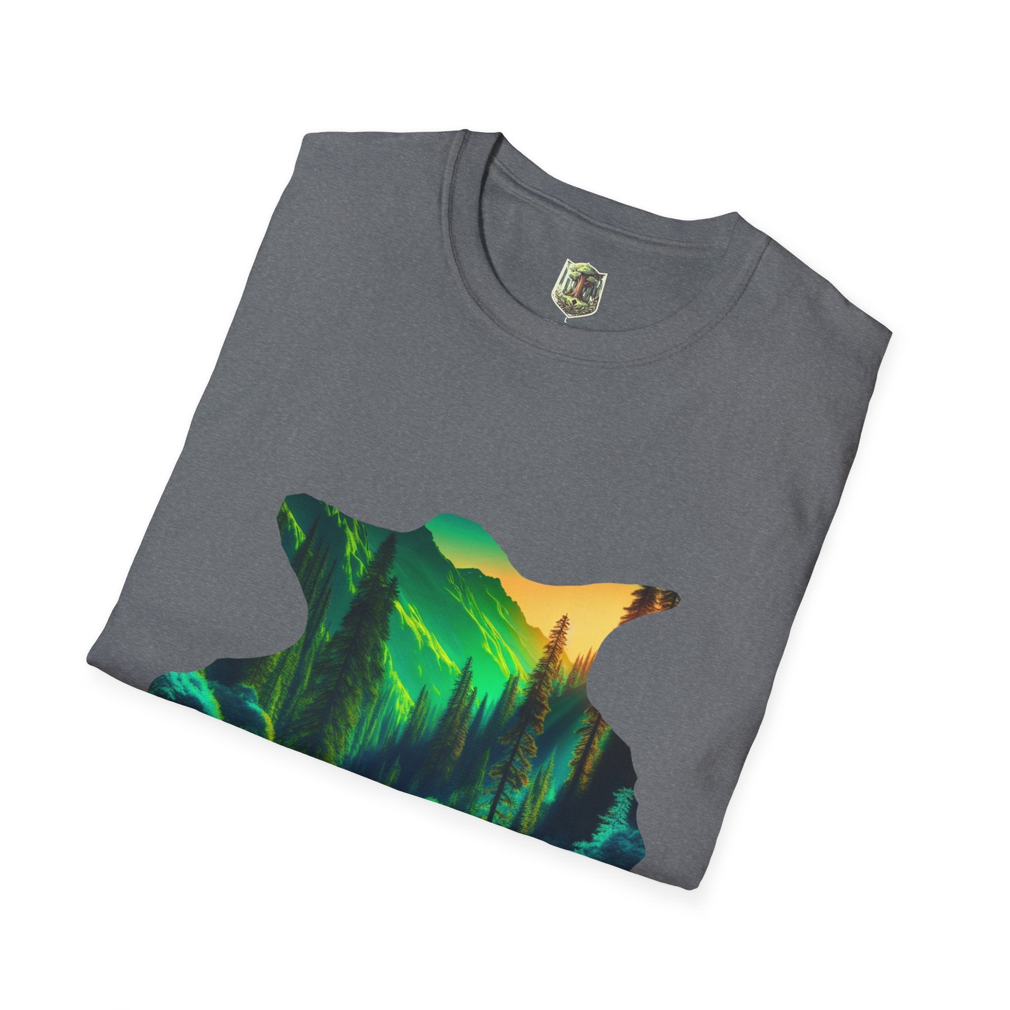 Scenic Nature Graphic Tee, Unisex Outdoor Shirt, Gift for Nature Lovers, Hiking Apparel, Eco-friendly T-Shirt