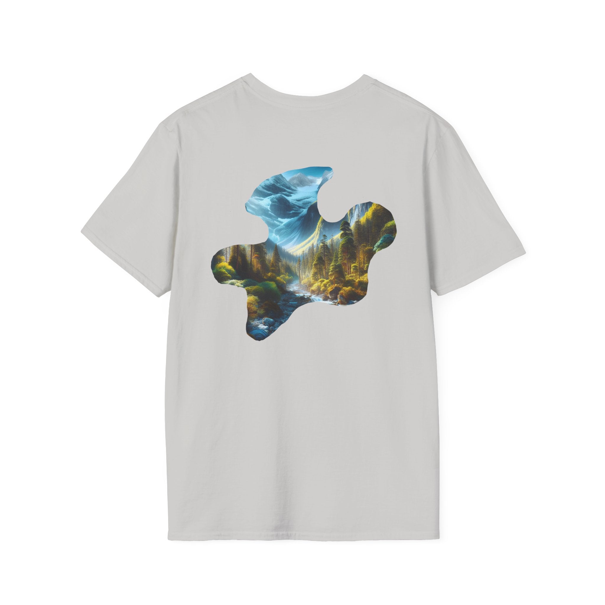 Scenic Nature Graphic Tee, Unisex Outdoor Shirt, Gift for Nature Lovers, Hiking Apparel, Eco-friendly T-Shirt